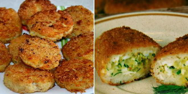 Рецепт рыбных зраз с яйцом и луком