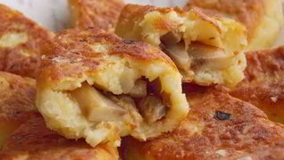 Рецепт Зраз из картофеля с грибной начинкой