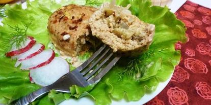 Шаг 5: зраз из кеты с начинкой из капусты и вешенок