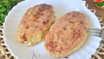 Рецепт Зраз из куриного фарша