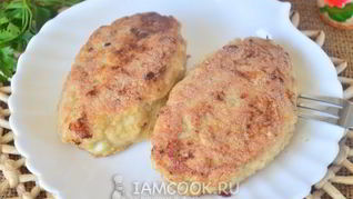 Рецепт Зраз из куриного фарша