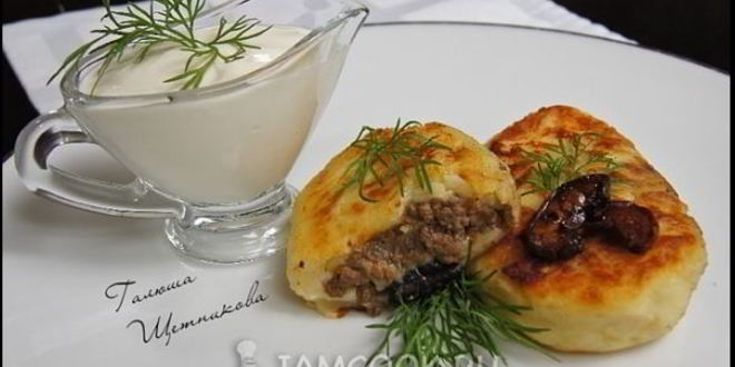 Рецепт зраз картофельных с фаршем