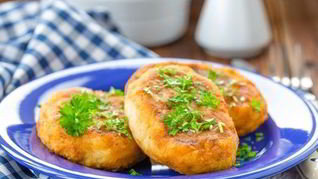Рецепт Зраз картофельных с морской капустой