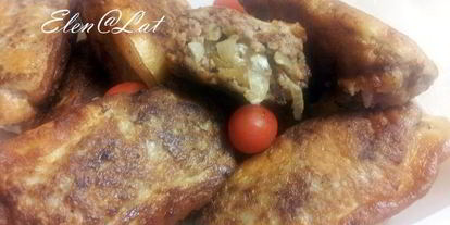 Шаг 8: зраз по особому с начинкой из жареного лука и брынзы