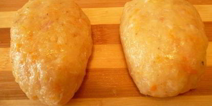 Шаг 5: зраз рыбных с баклажанами