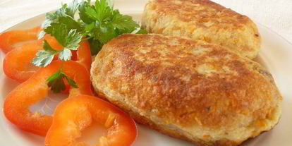 Шаг 6: зраз рыбных с баклажанами