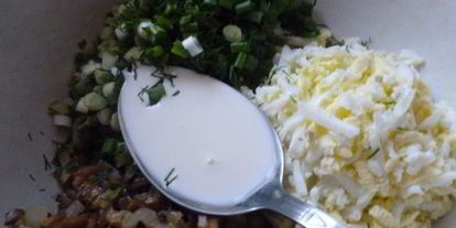 Шаг 2: зраз рыбных с яично-грибной начинкой