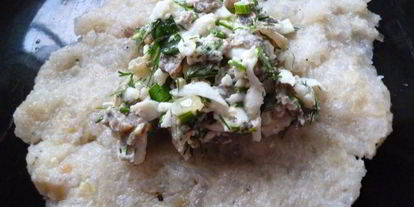 Шаг 3: зраз рыбных с яично-грибной начинкой