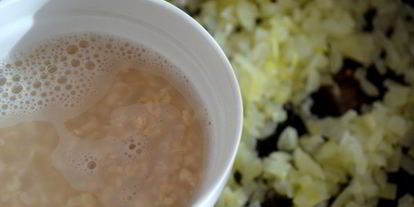 Шаг 2: зраз с геркулесома и жареныма лукома