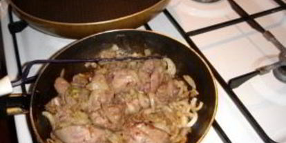 Шаг 2: зраз с печенью