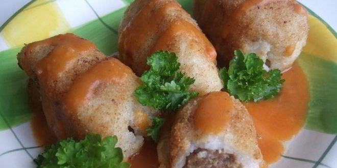 Рецепт зраз с рисом и фаршем