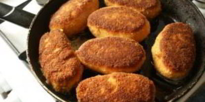 Шаг 3: зраз с ветчиной и сыром