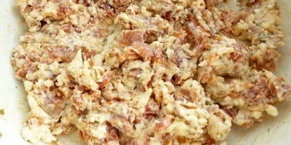 Шаг 3: зраз с вялеными помидорами