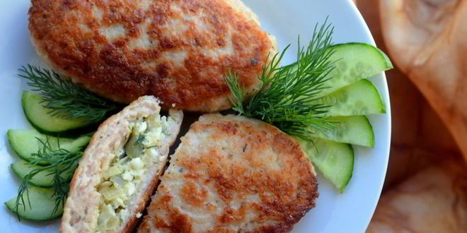 Рецепт зраз с яйцом и зеленью