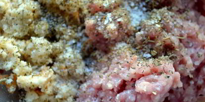 Шаг 2: зраз с яйцом и зеленью