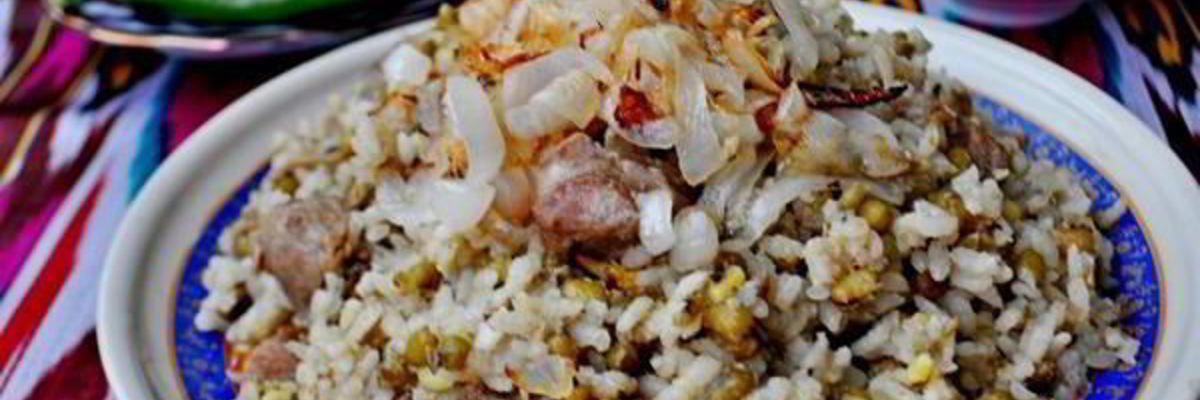 Рецепт Ароматной каши с машем, рисом и мясом