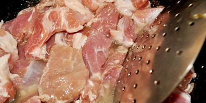 Шаг 2: ароматной каши с машем, рисом и мясом