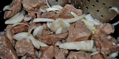 Шаг 3: ароматной каши с машем, рисом и мясом