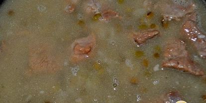 Шаг 6: ароматной каши с машем, рисом и мясом