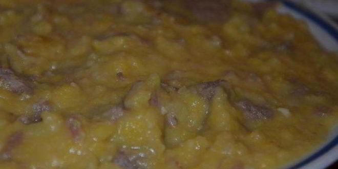 Рецепт гороховой каши с фаршем