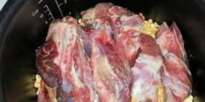 Шаг 2: гороховой каши в мультиварке без замачивания