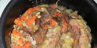 Шаг 4: гороховой каши в мультиварке без замачивания