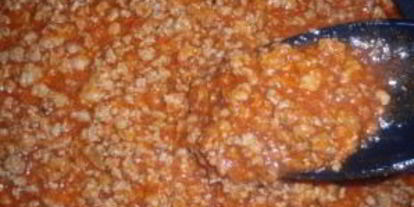 Шаг 2: гречки с фаршем на сковороде