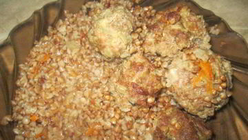Рецепт Гречки с фаршема в духовке