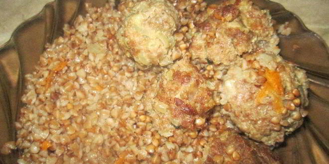 Рецепт Гречки с фаршем в духовке