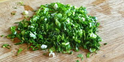 Шаг 10: гречки с грибами и лукома