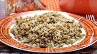 Рецепт Гречки с грибами