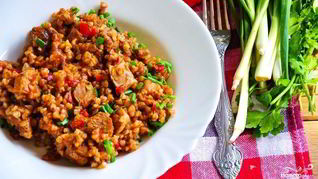 Рецепт Гречки с индейкой