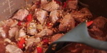 Шаг 1: гречки с индейкой