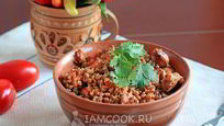 Рецепт Гречки с куриным филе