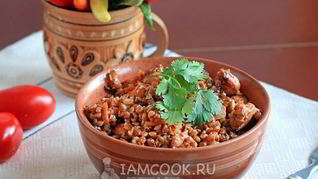 Рецепт Гречки с куриным филе