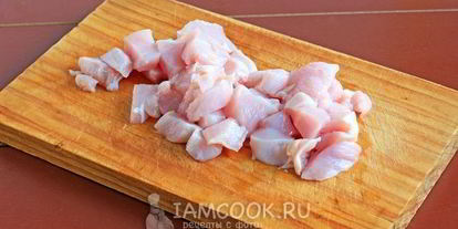 Шаг 3: гречки с куриным филе