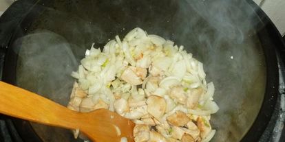 Шаг 4: гречки с курицей в мультиварке