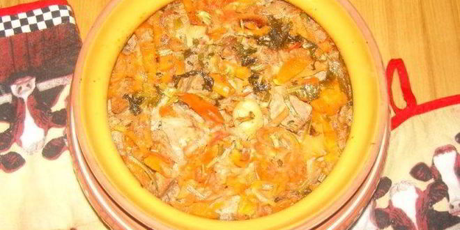 Рецепт Гречки с мясом в горшочке