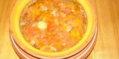 Шаг 9: гречки с мясом в горшочке