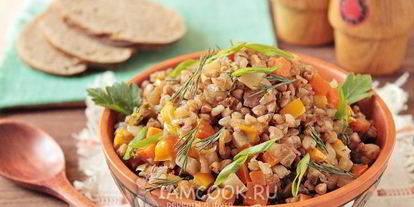 Шаг 11: гречки с овощами в мультиварке