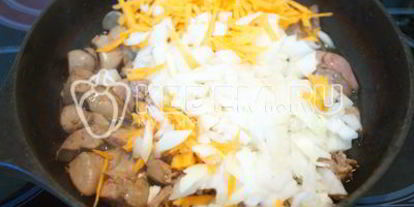 Шаг 4: гречки с печенью