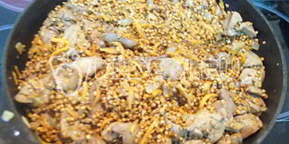 Шаг 7: гречки с печенью