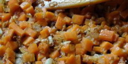 Шаг 2: гречки с подливкой