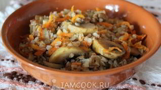 Рецепт Гречки с шампиньонами