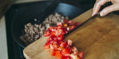 Шаг 2: гречки с соусом болоньезе