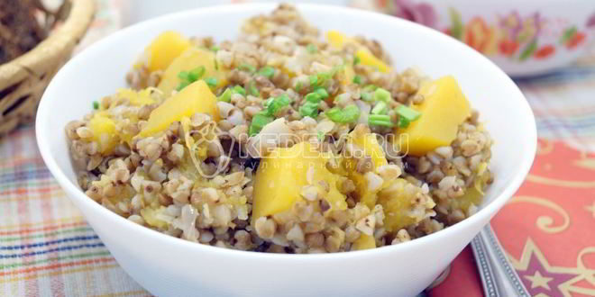 Рецепт гречки с тыквой