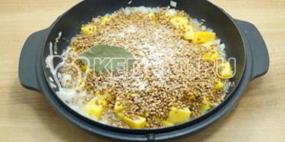 Шаг 2: гречки с тыквой