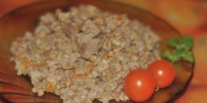 Рецепт гречки со свининой в мультиварке