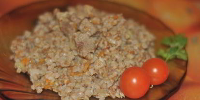 Шаг 3: гречки со свининой в мультиварке