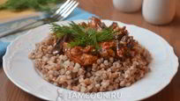 Рецепт Гречки в томатно-горчичном соусе